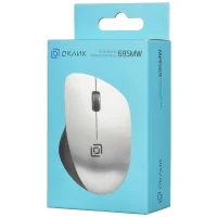 Мышь Oklick 695MW (черный/серебристый) фото 6